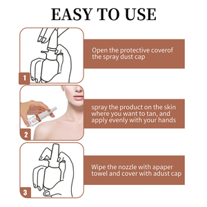 Bestseller Stock Peptides Organic <span class=keywords><strong>Sunless</strong></span> Tan Accelerator <span class=keywords><strong>Spray</strong></span> Nose Body Enhancer Fragrance-Free Moisturizer Outdoor <span class=keywords><strong>Tanning</strong></span> - Product Image 3