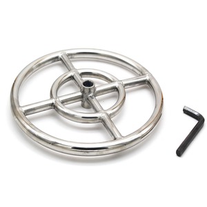 Kit De Anillo Quemador De Gas Natural De 12 Pulgadas – Incluye Válvula Y Accesorios Para Fogatas Exteriores