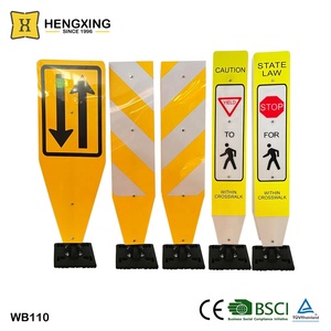 New Arrival tùy chỉnh in PP Board cao Phản Quang Cảnh Báo An toàn giao thông bài rebound delineator dấu hiệu - Product Image 2