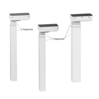 Colonne de levage électrique en métal à 3 étages pour bureau réglable en hauteur