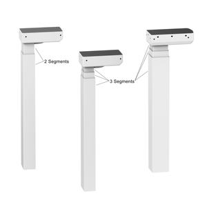 เสาโลหะยกไฟฟ้า 3 ระดับ สำหรับโต๊ะปรับระดับความสูง - Product Image 5