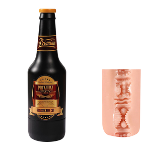 الجملة مخصص رجل الجنس لعب الجيب الهرة ذكر كوب البيرة زجاجة Masturbator - Product Image 1