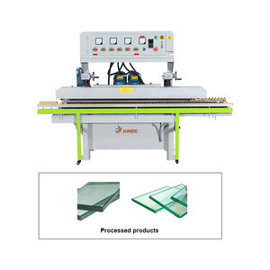 JUNDE Glass Edge Polishing & Bevel Edging Machine with Motor 380V 8KW Steel Construction 3mm-25mm Thickness Grinding Equipment - Product Image 5