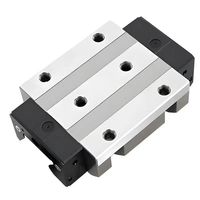 Série complète de roulements linéaires à rouleaux croisés à gorge profonde en acier et aluminium, avec structure à bride pour arbre, pour glissière de routeur