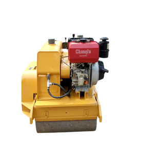 0.8 tonnes à pied derrière le petit rouleau compresseur vibrant à double tambour - Product Image 1