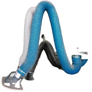 Brazo extractor de humos de Soldadura <span class=keywords><strong>Industrial</strong></span>, brazo de succión de extracción de humos flexible con <span class=keywords><strong>campana</strong></span>, manguera colectora de polvo - Product Image 5