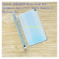 Clé universelle intelligente Xhorse XSKC05EN King Card Key, la plus fine, télécommande à 4 boutons