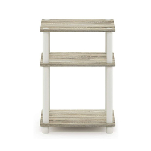 Mejor venta 3 nivel final de 1 paquete Sonoma roble blanco <span class=keywords><strong>mesa</strong></span> de café del tanque de peces - Product Image 3