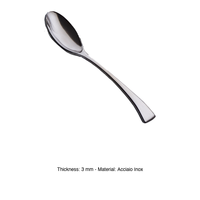 Cuillère à café Salvinelli Oceania en acier inoxydable 18/10, épaisseur 3,5 mm