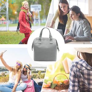 <span class=keywords><strong>Bolsa</strong></span> Térmica Impermeable para Almuerzo, Grande, Ecológica, con Cierre, para Mujeres y Hombres, para Picnic, <span class=keywords><strong>Trabajo</strong></span>, Senderismo, Playa - Product Image 6