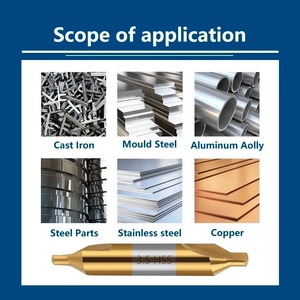 中心钻头60度组合角钻头1.0 1.5 2.0 2.5 3.0 3.15 3.5 4.0 5.0 6.0毫米金属钻头 - Product Image 3