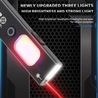 Lampes de poche super lumineuses, haute puissance, rechargeables, lanterne de chasse, lampe torche longue portée, étanche, micro USB, lampe de poche tactique