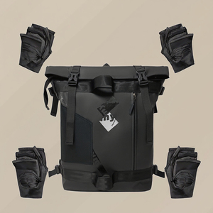 Casual Fashion Oxford Laptop <b>Backpack</b> Waterproof Zipper Travel School Rucksack for Women Men Nylon Lining Arcuate Shoulder Strap - Product Image 3