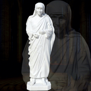 Christentum Kirche Religiöse Heilige Teresa von <span class=keywords><strong>Lisieux</strong></span> Marmor Heilige Skulptur Lebensgröße Nonne Stein Weibliche Statue - Product Image 1
