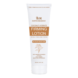 Fórmula de aceite de coco, loción corporal reafirmante hidratante, loción reafirmante para la piel para una apariencia más suave - Product Image 1