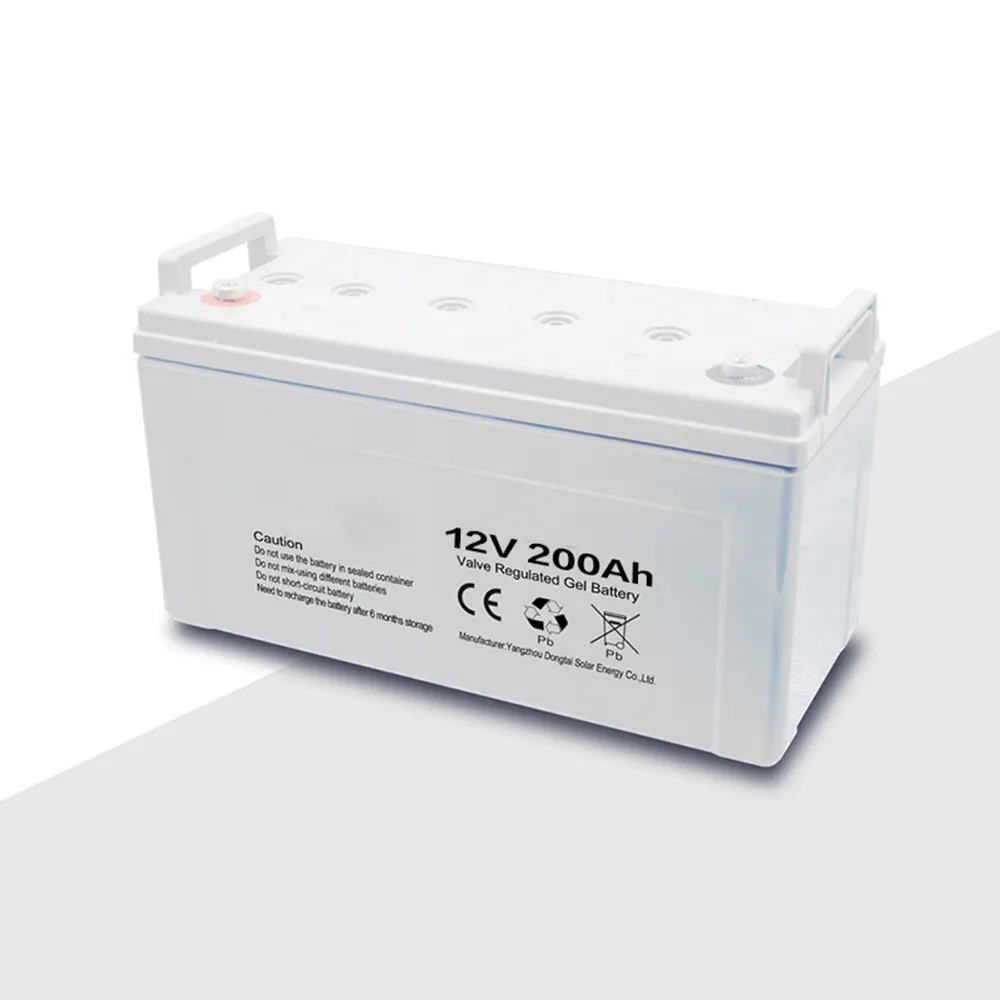Vente en gros batterie plomb-acide gel 12V 100Ah 120Ah 150Ah 200Ah 250Ah à cycle profond batterie plomb-acide solaire pour la maison
