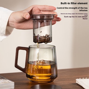 Многоразовая чашка для чая из боросиликатного стекла, 525 мл - Product Image 4