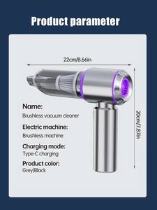 <span class=keywords><strong>Aspirateur</strong></span> sans fil à main 15000Pa Wet Dry Portable <span class=keywords><strong>Dustbuster</strong></span> pour le nettoyage de la maison de la voiture - Product Image 4