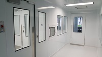 Projet de salle blanche modulaire portable à parois rigides ISO 7 pour laboratoire