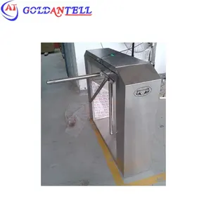 Bridge round head angle security mechanical entrance control system tripod turnstile stainless steel automatic gate