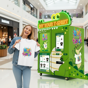 Máquina Expendedora Inteligente de Impresión de Ropa con IA y Función de Carga Móvil, Máquina de Camisetas Personalizadas para Negocios en Centros Comerciales - Product Image 3
