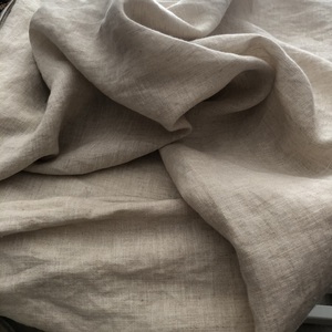 Áo Sơ Mi Nữ Mùa Xuân Hè Vải Lanh Tự Nhiên Nhuộm Màu Trơn Vải Lanh Pháp 100% - Product Image 3