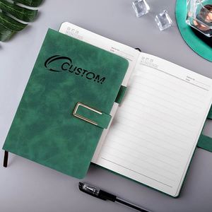 Libreta de Direcciones con Espiral, Tapa Dura de Cuero de Poliuretano, Logotipo Grabado, Tamaños A5, A4, B5, Páginas Gruesas de Primera Calidad, 80 Páginas - Product Image 1