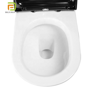 Vente directe d'usine <span class=keywords><strong>Wc</strong></span> Suspendre Toilette murale Salle de bain Toilette suspendue murale en céramique Toilette suspendue murale ronde pour hôtel - Product Image 4