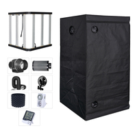 Lampu tumbuh LED laba-laba 900W-1300W, menampilkan chip LM301H/281B untuk sistem tenda pertumbuhan rumah kaca komersial besar