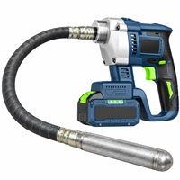 Vibrateur à béton professionnel rechargeable de qualité industrielle pour travaux de fondation et de coulage de béton