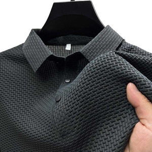 Maglietta estiva di alta qualità per ragazzi T-Shirt personalizzata con Logo ricamato T-Shirt da uomo lavorata a maglia da uomo - Product Image 2