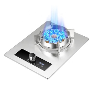Hẹn giờ đơn Burner chín lỗ Bếp gas Bảng điều khiển không gỉ được xây dựng trong bếp gas W/ 5S ngọn lửa bảo vệ cho hộ gia đình nhà bếp - Product Image 4