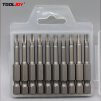 Tooljoy Factory Supply Torx Screwdriver Bits with Hole T10 T25 T50 S2 Steel Magnetic Industrial Grade for Power Drill Tools
