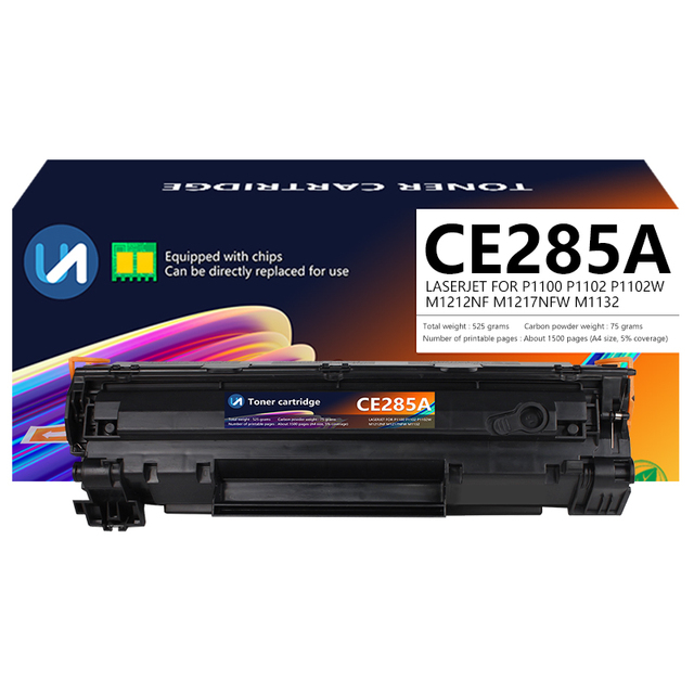 CE285A Compatible Toner Cartridge with Chip for H P for LaserJet P1102w M1212nf M1217nfw M1132 P1100 P1102 285A 85A Printers