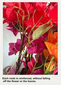 Bougainvilliers artificiels en gros, fleurs artificielles fiables pour la décoration <span class=keywords><strong>de</strong></span> la maison ou les décorations <span class=keywords><strong>de</strong></span> mariage - Product Image 6