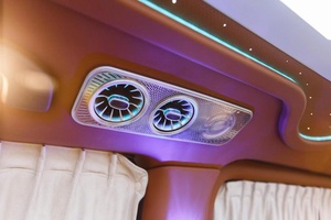 Bocchetta di Ventilazione Anteriore per Auto con Luce Ambientale, Kit Interno in ABS per <span class=keywords><strong>Mercedes</strong></span>-Benz <span class=keywords><strong>Classe</strong></span> V <span class=keywords><strong>e</strong></span> VITO di Lusso - Product Image 3