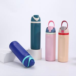 Botella de Agua OW2 Personalizada de 20oz, 24oz, 32oz, Aislada al Vacío, de Acero Inoxidable, con Asa y Pajita, Antiderrames, Doble Uso, Libre de BPA, para Gimnasio y Camping - Product Image 3