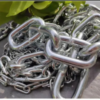 Chaîne de classe 30, 3/16 pouce de longueur, chaîne en spirale de classe 30, chaîne zinguée pour le remorquage, l'exploitation forestière, l'agriculture et les garde-corps