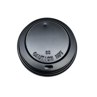 Couvercle de tasse à café à emporter utiliser des boissons chaudes et froides tasses à café jetables couvercle PS en plastique pour tasse