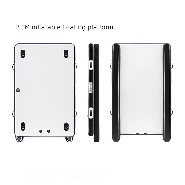 แท่นแฟชั่นสีดำ+ขาว ขนาด 2.5x1.6 เมตร