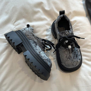 Zapatos Casuales de Plataforma con Cordones para Mujer, Estilo Coreano, con Suela Gruesa y Elevada, a la Moda, Combinables con Todo, Primavera 2026 - Product Image 2