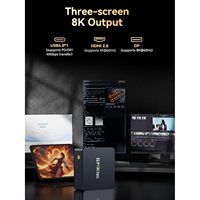 Mini PC para Juegos Gmktec Ryzen 7640hs 16gb Ddr5 512gb Nvme Ssd Doble Nic Lan 2.5gbe Wifi 6e Bt5.2 Usb4
