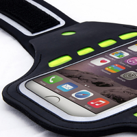 Brazalete con cinturón ajustable para teléfono móvil, banda para la muñeca, para correr, con agujero para llave, accesorios para iPhone 12