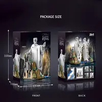 DK 6037 6038 2026 Nuevo Kit de Ladrillos de Construcción MOC para Adultos, Maqueta de Escultura Creativa, Regalos Street View, 867 Piezas