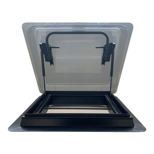 Fenêtre de toit en acrylique en alliage d'aluminium pour camping-car, caravane, remorque, pièces de camping-car, <span class=keywords><strong>bon</strong></span> prix, <span class=keywords><strong>coin</strong></span> carré - Product Image 1