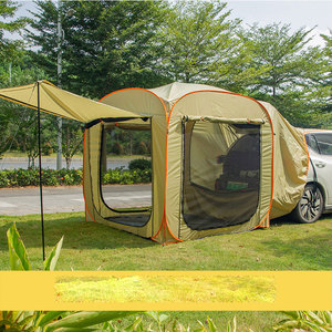 Commercio all'ingrosso di tende di coda per auto all'aperto, tende di estensione del tetto da campeggio, apertura rapida yurta <span class=keywords><strong>set</strong></span> completo di tende pieghevoli antipioggia - Product Image 3
