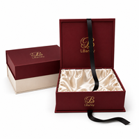 Échantillon Gratuit : Boîtes d'Emballage pour Extensions de Cheveux avec Ruban, Boîte Cadeau de Rangement pour Tissages de Cheveux Humains avec Fermeture en Ruban pour Perruques