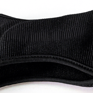 Gant de tir à l'arc professionnel noir à 3 doigts, antidérapant, protection pour la corde du arc recurve - Product Image 4