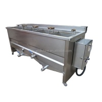 Machine professionnelle de blanchiment à la vapeur pour légumes/arachides/amandes/pommes de terre en acier inoxydable 304, 200 kg/h