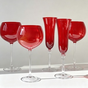 Copa de Vino Tinto de Cristal sin Plomo, Copa de Vino de Moda, Copa para Licores, Flauta de Champán, Copa Hanap, Utensilios de <span class=keywords><strong>Bar</strong></span> - Product Image 2